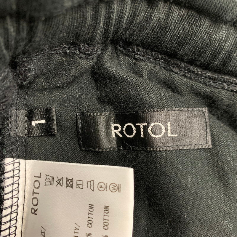 【中古品】【メンズ】 ROTOL ロトル FOAMORA SWEAT PANTS フォアモラ スウェット パンツ ボトムス ズボン 151-260818-cs-06-izu サイズ：1 カラー：ブラック 万代Net店