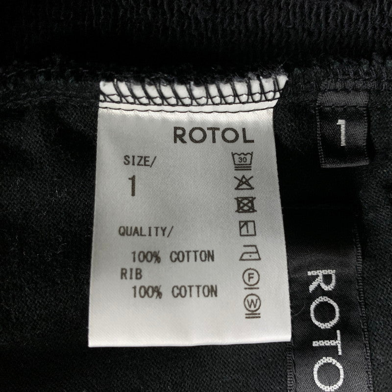 【中古品】【メンズ】 ROTOL ロトル FOAMORA SWEAT PANTS フォアモラ スウェット パンツ ボトムス ズボン 151-260818-cs-06-izu サイズ：1 カラー：ブラック 万代Net店