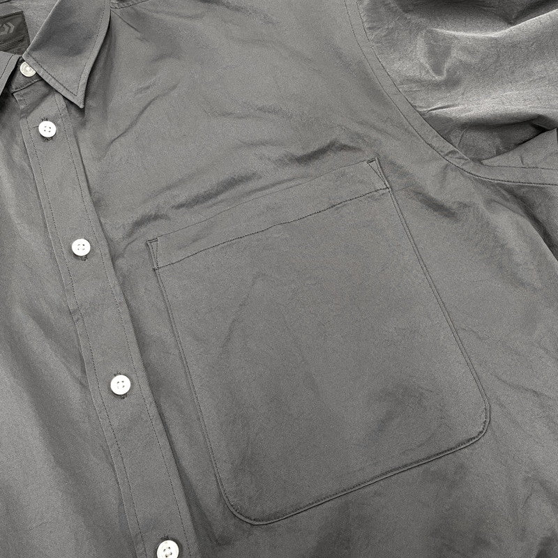 【中古品】【メンズ】 DAIWA PIER39 ダイワ ピア39 TECH REGULAR COLLAR SHIRTS L/S BE-87022 レギュラーカラーシャツ 長袖 144-260818-as-14-izu サイズ：M カラー：チャコール 万代Net店