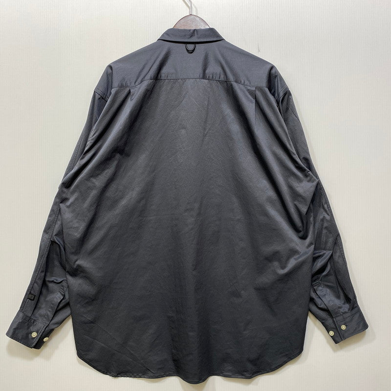 【中古品】【メンズ】 DAIWA PIER39 ダイワ ピア39 TECH REGULAR COLLAR SHIRTS L/S BE-87022 レギュラーカラーシャツ 長袖 144-260818-as-14-izu サイズ：M カラー：チャコール 万代Net店