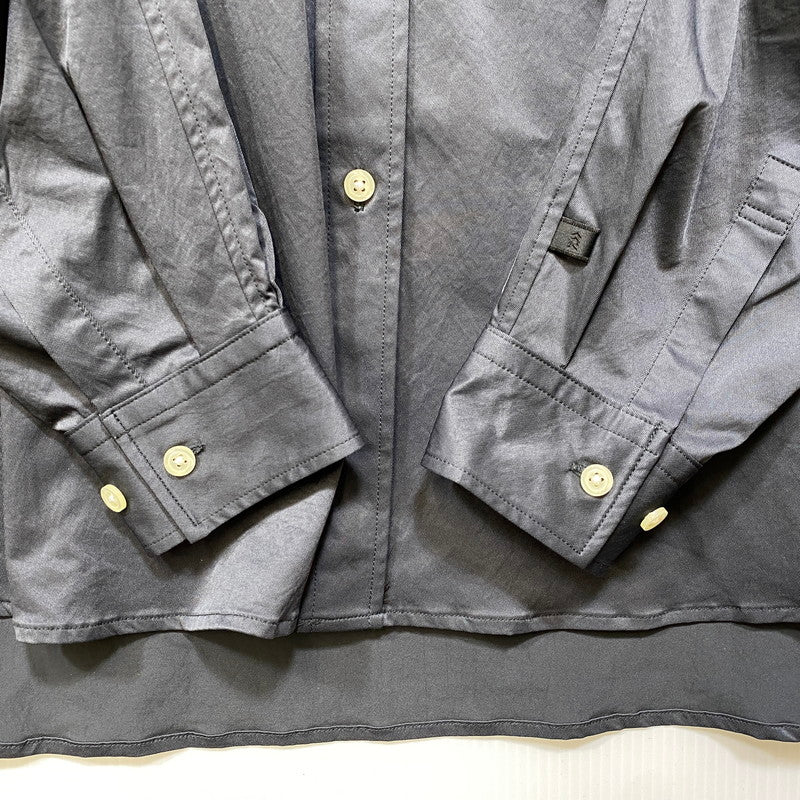 【中古品】【メンズ】 DAIWA PIER39 ダイワ ピア39 TECH REGULAR COLLAR SHIRTS L/S BE-87022 レギュラーカラーシャツ 長袖 144-260818-as-14-izu サイズ：M カラー：チャコール 万代Net店