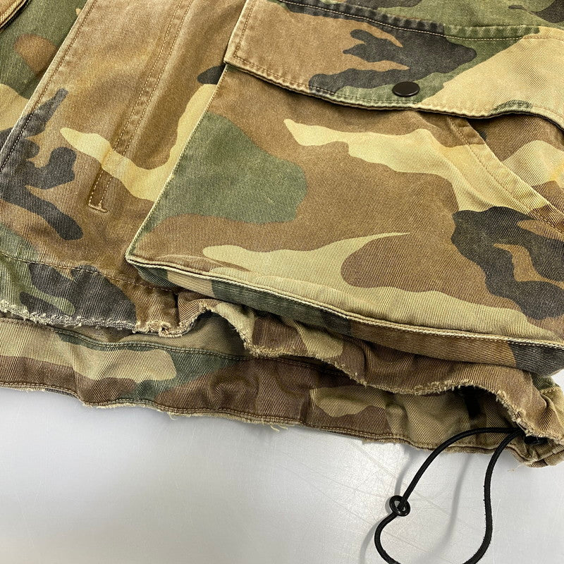 【中古品】【メンズ】 ANCELLM アンセルム CAMO ZIPUP HOODIE ANC-SH64 カモ ジップアップ フーディー ジャケット 140-260818-as-05-izu サイズ：1 カラー：マルチカラー 万代Net店