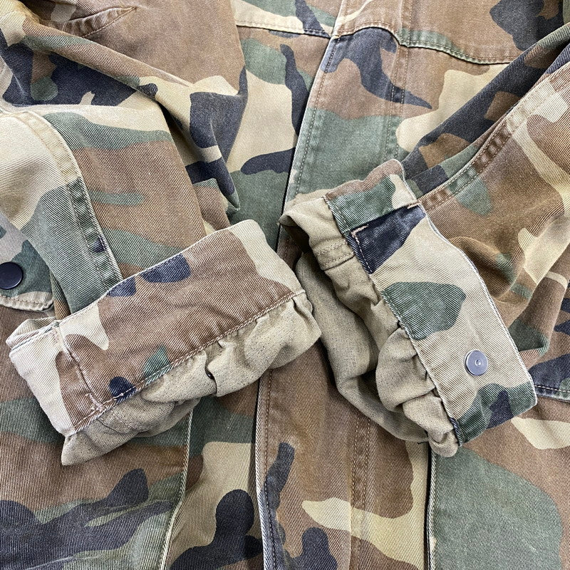 【中古品】【メンズ】 ANCELLM アンセルム CAMO ZIPUP HOODIE ANC-SH64 カモ ジップアップ フーディー ジャケット 140-260818-as-05-izu サイズ：1 カラー：マルチカラー 万代Net店