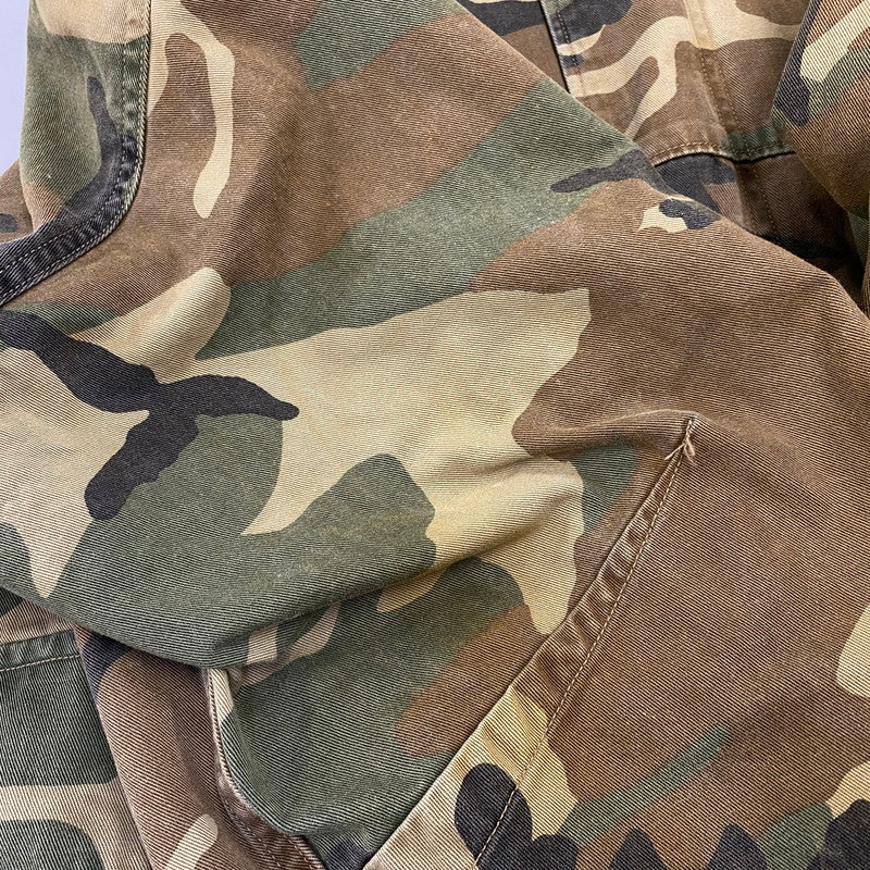 【中古品】【メンズ】 ANCELLM アンセルム CAMO ZIPUP HOODIE ANC-SH64 カモ ジップアップ フーディー ジャケット 140-260818-as-05-izu サイズ：1 カラー：マルチカラー 万代Net店