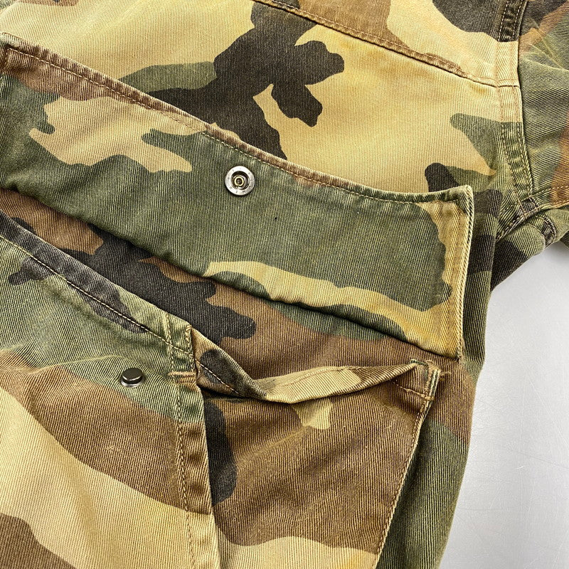 【中古品】【メンズ】 ANCELLM アンセルム CAMO ZIPUP HOODIE ANC-SH64 カモ ジップアップ フーディー ジャケット 140-260818-as-05-izu サイズ：1 カラー：マルチカラー 万代Net店