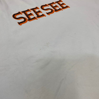 【中古品】【メンズ】 SEE SEE シーシー BIG SILHOUETTE SS TEE ビッグ シルエット ショートスリーブ Tシャツ トップス 半袖 140-260828-cs-14-izu サイズ：XL カラー：ホワイト 万代Net店