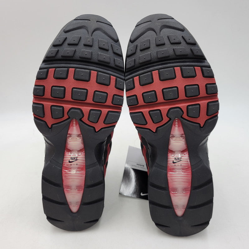 【中古美品】【メンズ】 NIKE ナイキ AIR MAX 95 BIG BUBBLE HM4740-008 エア マックス 95 ビッグバブル スニーカー 靴 160-260817-as-18-izu サイズ：29cm カラー：BLACK/BLACK-TEAM CRIMSON 万代Net店