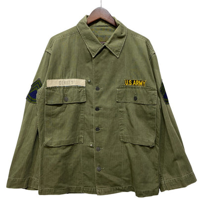 【中古品】【メンズ】 U.S.ARMY ユーエスアーミー M-43 HBT JACKET ジャケット 13スターボタン 146-260818-as-21-izu カラー：カーキ 万代Net店