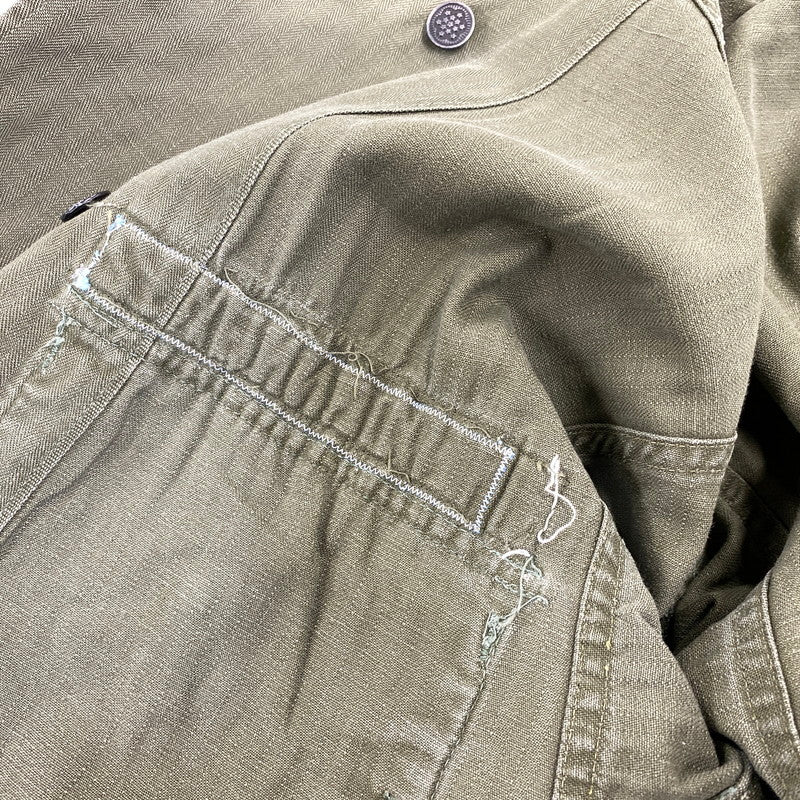 【中古品】【メンズ】 U.S.ARMY ユーエスアーミー M-43 HBT JACKET ジャケット 13スターボタン 146-260818-as-21-izu カラー：カーキ 万代Net店