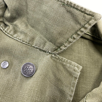 【中古品】【メンズ】 U.S.ARMY ユーエスアーミー M-43 HBT JACKET ジャケット 13スターボタン 146-260818-as-21-izu カラー：カーキ 万代Net店
