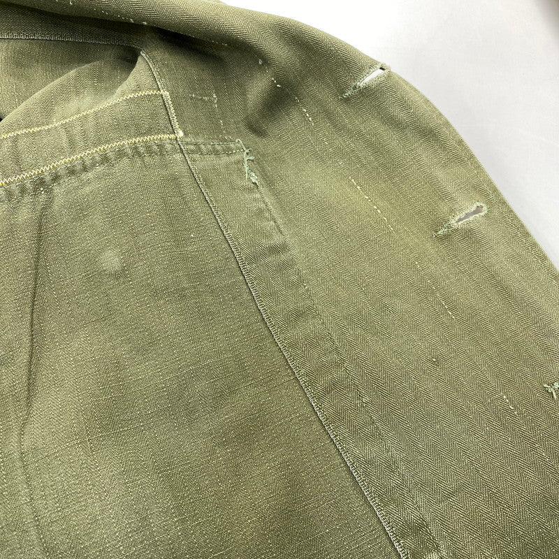 【中古品】【メンズ】 U.S.ARMY ユーエスアーミー M-43 HBT JACKET ジャケット 13スターボタン 146-260818-as-21-izu カラー：カーキ 万代Net店