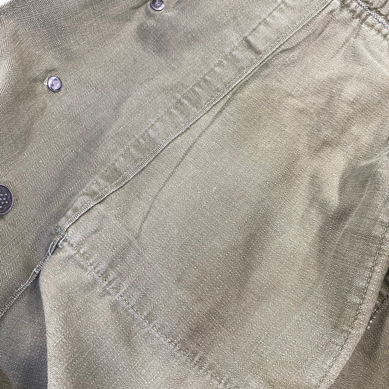 【中古品】【メンズ】 U.S.ARMY ユーエスアーミー M-43 HBT JACKET ジャケット 13スターボタン 146-260818-as-21-izu カラー：カーキ 万代Net店