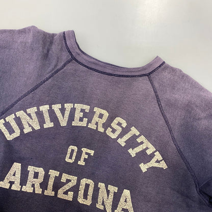 【現状渡し品】【メンズ】 VINTAGE UNIVERSITY OF ARIZONA RAGLANSLEEVE SWEAT SHIRT ラグランスリーブ スウェットシャツ トップス 146-260817-kh-03-izu カラー：パープル系 万代Net店