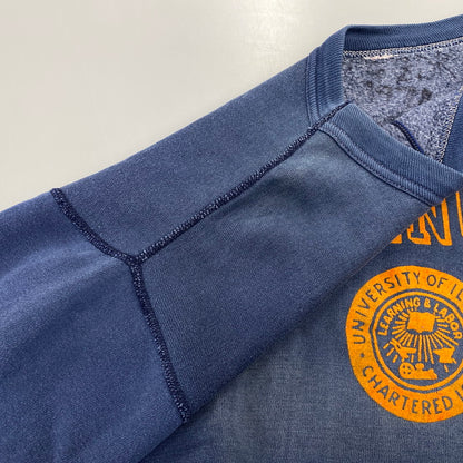 【現状渡し品】【メンズ】 VINTAGE 前V ILLNOIS SWEAT SHIRT スウェットシャツ トップス 146-260817-kh-04-izu カラー：ブルー 万代Net店