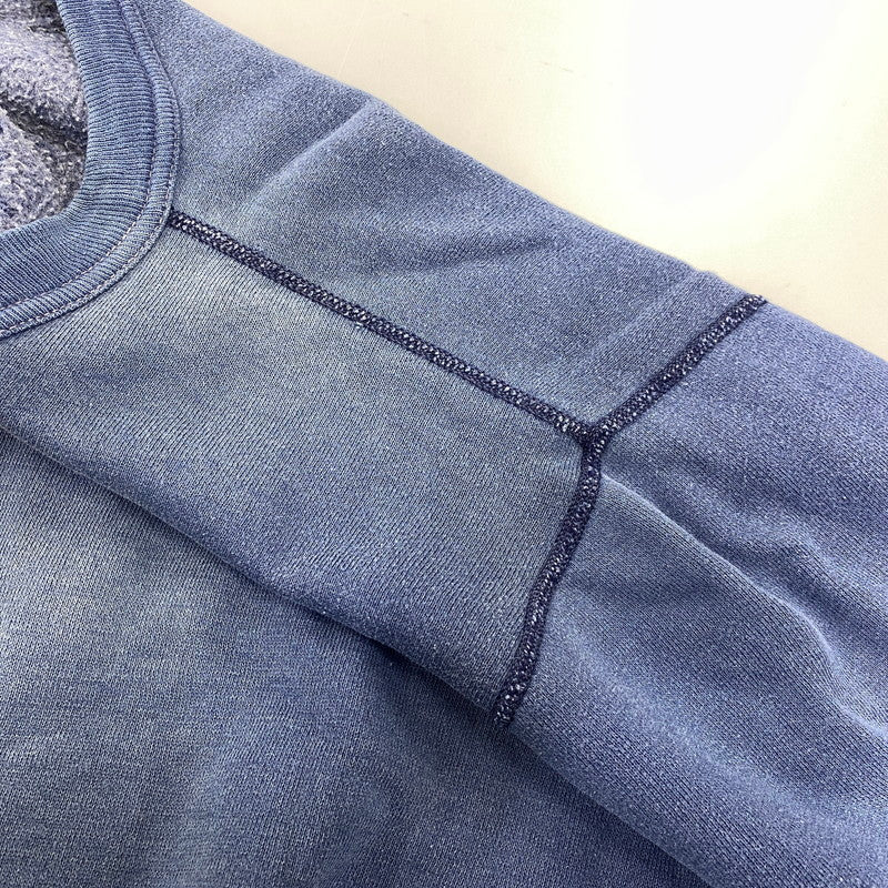 【現状渡し品】【メンズ】 VINTAGE 前V ILLNOIS SWEAT SHIRT スウェットシャツ トップス 146-260817-kh-04-izu カラー：ブルー 万代Net店