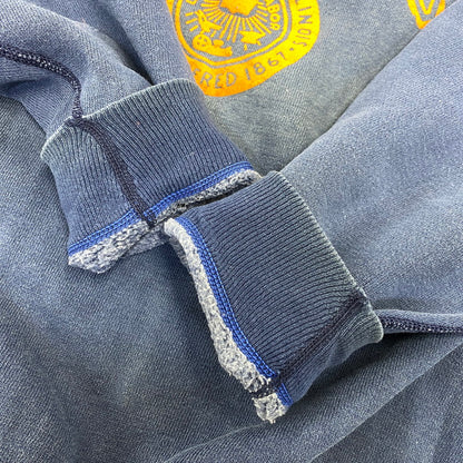 【現状渡し品】【メンズ】 VINTAGE 前V ILLNOIS SWEAT SHIRT スウェットシャツ トップス 146-260817-kh-04-izu カラー：ブルー 万代Net店