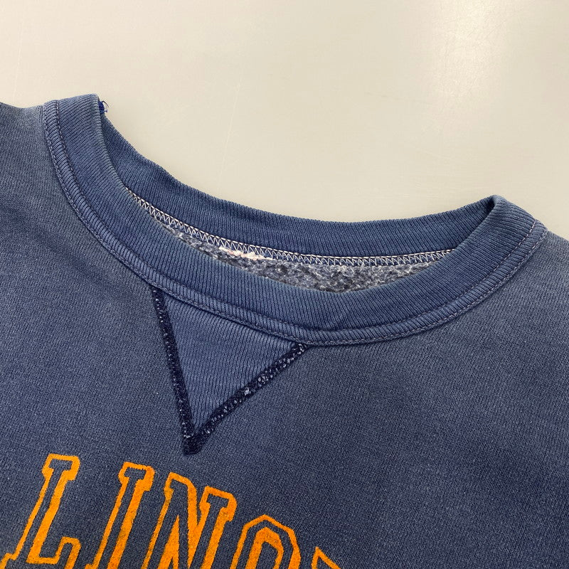 【現状渡し品】【メンズ】 VINTAGE 前V ILLNOIS SWEAT SHIRT スウェットシャツ トップス 146-260817-kh-04-izu カラー：ブルー 万代Net店