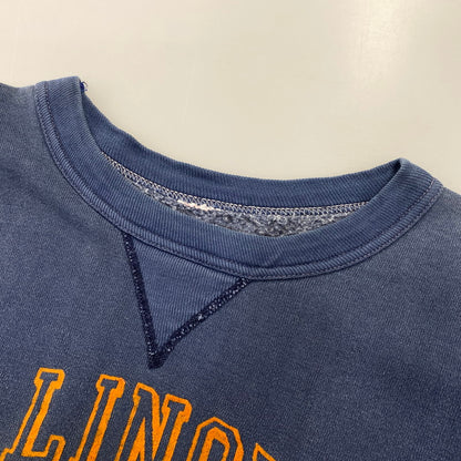 【現状渡し品】【メンズ】 VINTAGE 前V ILLNOIS SWEAT SHIRT スウェットシャツ トップス 146-260817-kh-04-izu カラー：ブルー 万代Net店