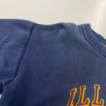 【現状渡し品】【メンズ】 VINTAGE 前V ILLNOIS SWEAT SHIRT スウェットシャツ トップス 146-260817-kh-04-izu カラー：ブルー 万代Net店