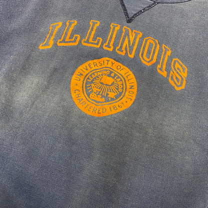 【現状渡し品】【メンズ】 VINTAGE 前V ILLNOIS SWEAT SHIRT スウェットシャツ トップス 146-260817-kh-04-izu カラー：ブルー 万代Net店