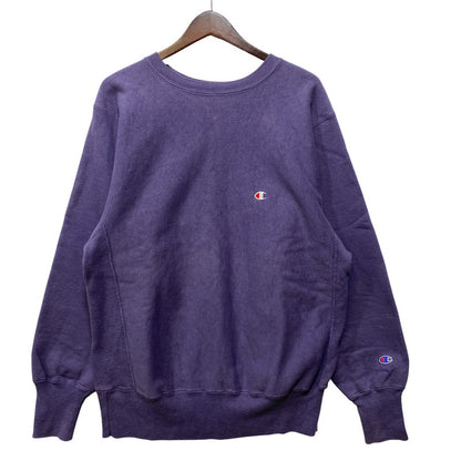 【中古品】【メンズ】 Champion チャンピオン REVERSE WEAVE SWEATSHIRT リバースウィーブ スウェットシャツ USA製 146-260818-as-13-izu サイズ：L カラー：パープル 万代Net店
