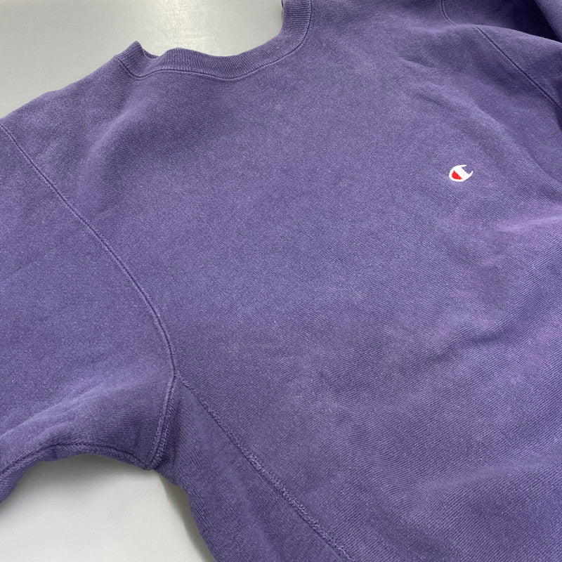 【中古品】【メンズ】 Champion チャンピオン REVERSE WEAVE SWEATSHIRT リバースウィーブ スウェットシャツ USA製 146-260818-as-13-izu サイズ：L カラー：パープル 万代Net店