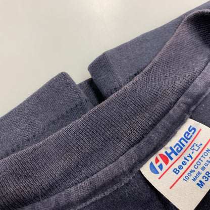 【中古品】【メンズ】 HARLEY-DAVIDSON HANES ハーレーダビッドソン USA製 両シングル 80S DON'T MESS WITH U.S. TEE Tシャツ 半袖 トップス 146-260827-yn-05-izu サイズ：M カラー：ネイビー 万代Net店