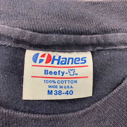 【中古品】【メンズ】 HARLEY-DAVIDSON HANES ハーレーダビッドソン USA製 両シングル 80S DON'T MESS WITH U.S. TEE Tシャツ 半袖 トップス 146-260827-yn-05-izu サイズ：M カラー：ネイビー 万代Net店