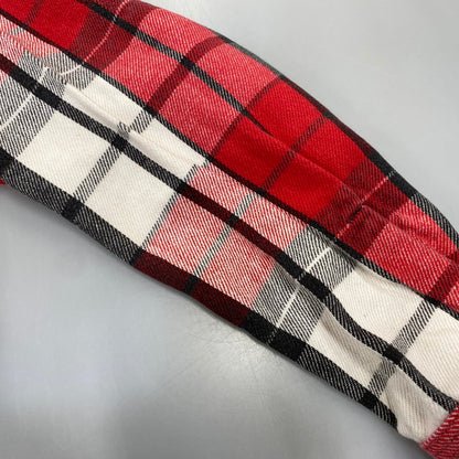 【中古品】【メンズ】 ST. JOHN’S BAY セントジョンズベイ BIG MAC FLANNEL ビッグマック FLANNEL CHECK SHIRT フランネルチェックシャツ 長袖 USA製 146-260818-as-15-izu サイズ：L カラー：レッド系 万代Net店