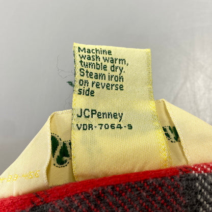 【中古品】【メンズ】 ST. JOHN’S BAY セントジョンズベイ BIG MAC FLANNEL ビッグマック FLANNEL CHECK SHIRT フランネルチェックシャツ 長袖 USA製 146-260818-as-15-izu サイズ：L カラー：レッド系 万代Net店