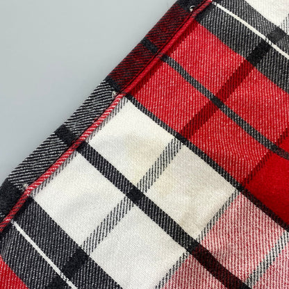 【中古品】【メンズ】 ST. JOHN’S BAY セントジョンズベイ BIG MAC FLANNEL ビッグマック FLANNEL CHECK SHIRT フランネルチェックシャツ 長袖 USA製 146-260818-as-15-izu サイズ：L カラー：レッド系 万代Net店