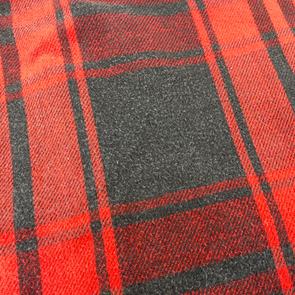 【中古品】【メンズ】 ST. JOHN’S BAY セントジョンズベイ BIG MAC FLANNEL ビッグマック FLANNEL CHECK SHIRT フランネルチェックシャツ 長袖 USA製 146-260818-as-17-izu サイズ：L カラー：レッド×ブラック 万代Net店