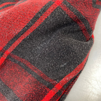 【中古品】【メンズ】 ST. JOHN’S BAY セントジョンズベイ BIG MAC FLANNEL ビッグマック FLANNEL CHECK SHIRT フランネルチェックシャツ 長袖 USA製 146-260818-as-17-izu サイズ：L カラー：レッド×ブラック 万代Net店