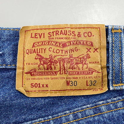 【中古品】【メンズ】 Levi's リーバイス 501XX DENIM PANTS デニムパンツ ジーンズ 刻印546 USA製 157-260829-as-02-izu サイズ：30×32 カラー：インディゴ 万代Net店