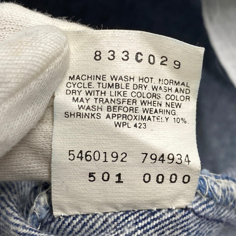 【中古品】【メンズ】 Levi's リーバイス 501XX DENIM PANTS デニムパンツ ジーンズ 刻印546 USA製 157-260829-as-02-izu サイズ：30×32 カラー：インディゴ 万代Net店