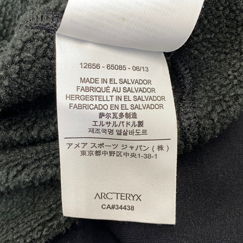 【中古品】【メンズ】 ARC'TERYX アークテリクス POLARTEC FLEECE JACKET 12656 ポーラテック フリース ジャケット 144-260818-as-19-izu サイズ：S カラー：ブラック 万代Net店