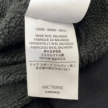 【中古品】【メンズ】 ARC'TERYX アークテリクス POLARTEC FLEECE JACKET 12656 ポーラテック フリース ジャケット 144-260818-as-19-izu サイズ：S カラー：ブラック 万代Net店