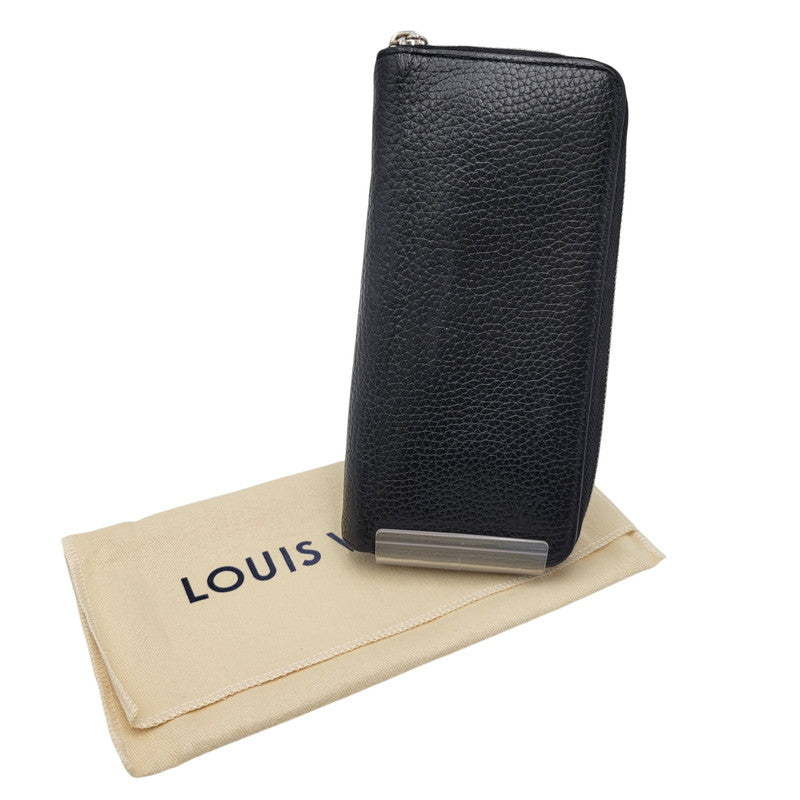 【中古品】【メンズ/レディース】 LOUIS VUITTON ルイ・ヴィトン M58412 ジッピーウォレット ヴェルティカル 長財布 179-260817-as-05-izu カラー：ブラック 万代Net店