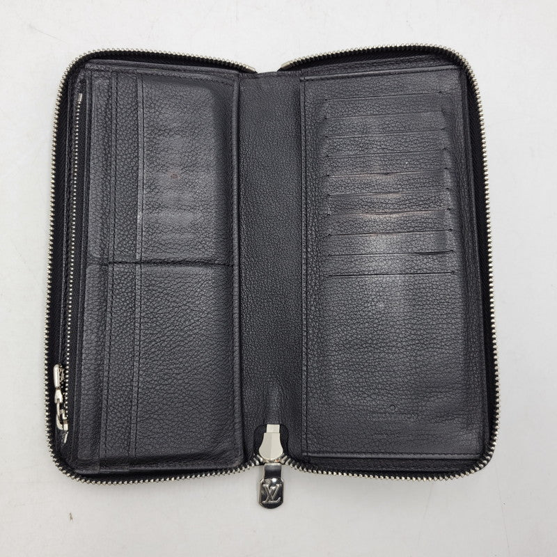 【中古品】【メンズ/レディース】 LOUIS VUITTON ルイ・ヴィトン M58412 ジッピーウォレット ヴェルティカル 長財布 179-260817-as-05-izu カラー：ブラック 万代Net店