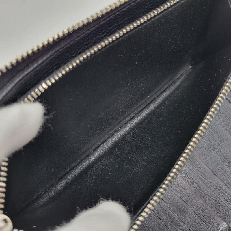 【中古品】【メンズ/レディース】 LOUIS VUITTON ルイ・ヴィトン M58412 ジッピーウォレット ヴェルティカル 長財布 179-260817-as-05-izu カラー：ブラック 万代Net店