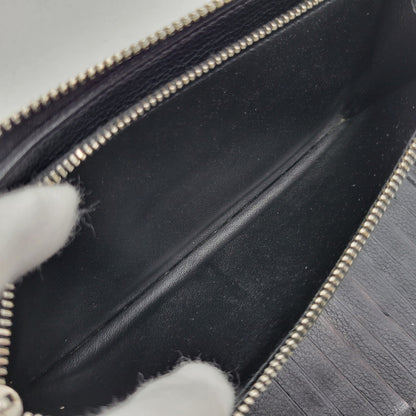 【中古品】【メンズ/レディース】 LOUIS VUITTON ルイ・ヴィトン M58412 ジッピーウォレット ヴェルティカル 長財布 179-260817-as-05-izu カラー：ブラック 万代Net店