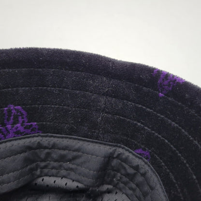 【中古品】【メンズ/レディース】 NEEDLES ニードルス LQ037 BERMUDA HAT - C PE PAPILLON VELOUR バミューダ ハット パピヨン ベロア 帽子 185-260818-cs-25-izu サイズ：M カラー：ブラック 万代Net店