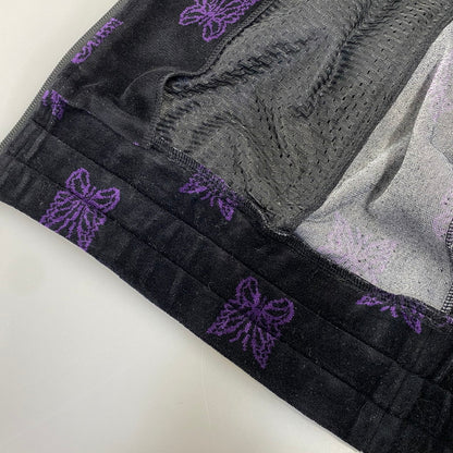 【中古品】【メンズ】 Needles ニードルス C/PE PAPILLON VELOUR LQ237 パピヨン ベロア トラックジャケット 140-260818-as-18-izu サイズ：L カラー：ブラック×パープル 万代Net店