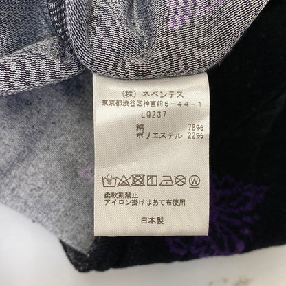 【中古品】【メンズ】 Needles ニードルス C/PE PAPILLON VELOUR LQ237 パピヨン ベロア トラックジャケット 140-260818-as-18-izu サイズ：L カラー：ブラック×パープル 万代Net店