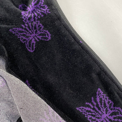 【中古品】【メンズ】 Needles ニードルス C/PE PAPILLON VELOUR LQ237 パピヨン ベロア トラックジャケット 140-260818-as-18-izu サイズ：L カラー：ブラック×パープル 万代Net店