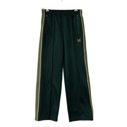 【中古品】【メンズ】 NEEDLES ニードルス JO222 21AW TRACK PANT - POLY SMOOTH トラック パンツ ポリ スムース ボトムス ズボン 151-260818-cs-07-izu サイズ：S カラー：グリーン 万代Net店