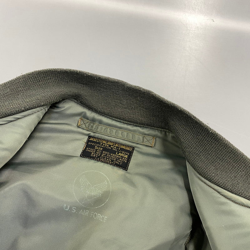 【現状渡し品】【メンズ】 Buzz Rickson's バズリクソンズ MA-1 FLIGHT JACKET M13519 フライトジャケット M品番 145-260818-as-06-izu サイズ：L カラー：グリーン系 万代Net店