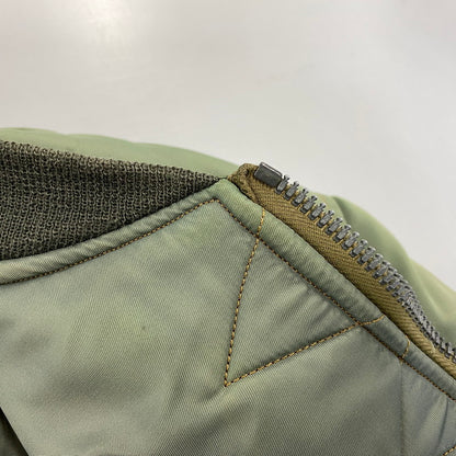 【現状渡し品】【メンズ】 Buzz Rickson's バズリクソンズ MA-1 FLIGHT JACKET M13519 フライトジャケット M品番 145-260818-as-06-izu サイズ：L カラー：グリーン系 万代Net店