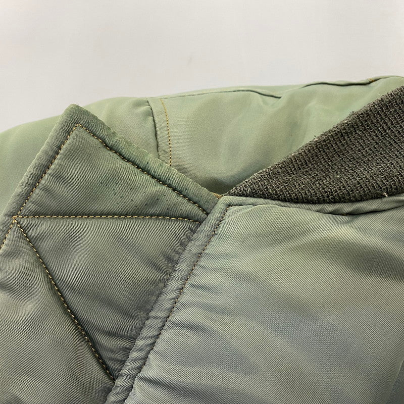 【現状渡し品】【メンズ】 Buzz Rickson's バズリクソンズ MA-1 FLIGHT JACKET M13519 フライトジャケット M品番 145-260818-as-06-izu サイズ：L カラー：グリーン系 万代Net店