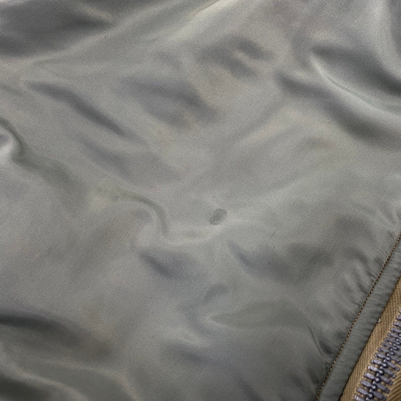 【現状渡し品】【メンズ】 Buzz Rickson's バズリクソンズ MA-1 FLIGHT JACKET M13519 フライトジャケット M品番 145-260818-as-06-izu サイズ：L カラー：グリーン系 万代Net店
